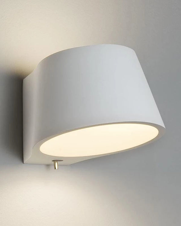 Vertical Plaster Wall Light