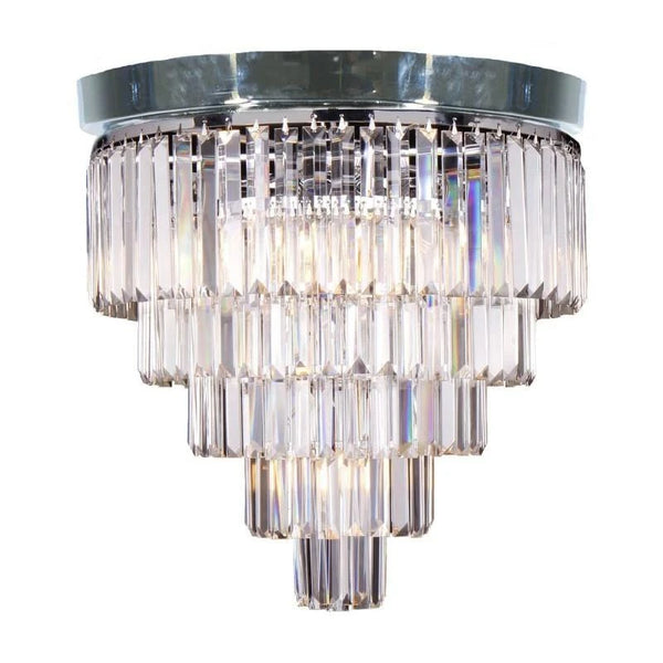 Traditional Crystal Flush Mount Ceiling Light