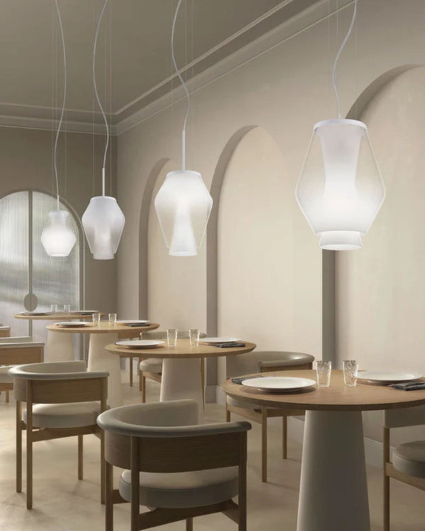 Adjustable Silhouette Glass Pendant