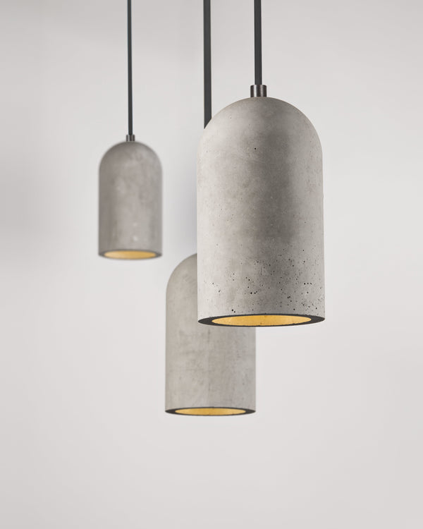 Modern Concrete Dome U Pendant | Bentu