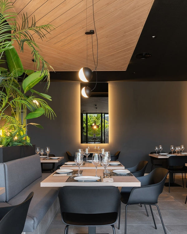 Contemporary Moon Pendant