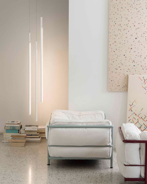 Contemporary Vertical Line Pendant Light