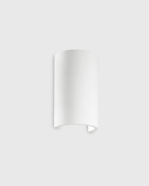 Curved Up Down Plaster Wall Light