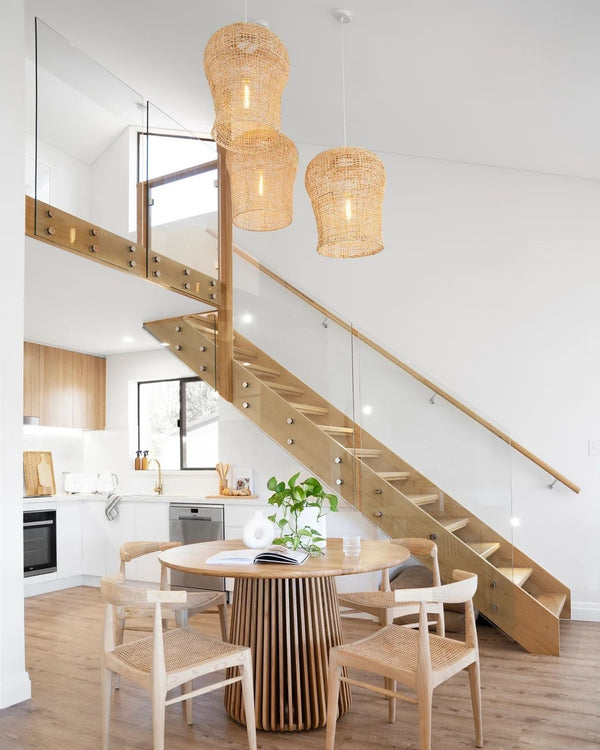 Handwoven Banana Leaf Pendant | Bindu