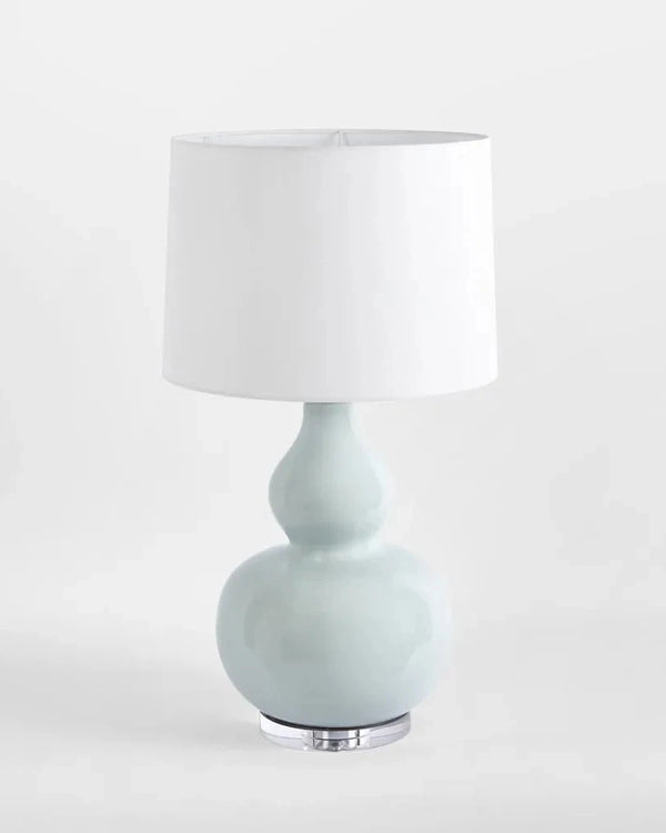 Light Blue Ceramic Table Lamp