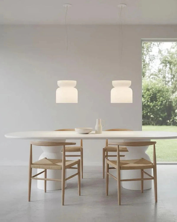 Mid Century Glass Pendant Light