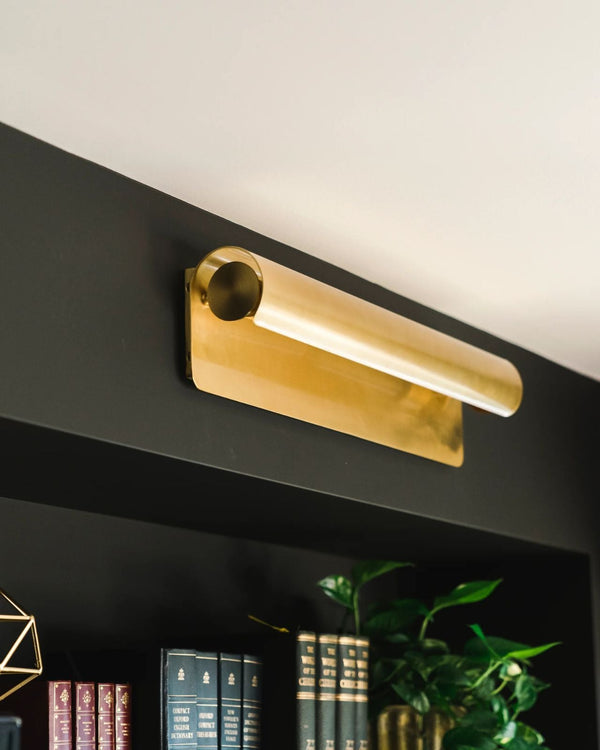 Aged Brass Picture Light