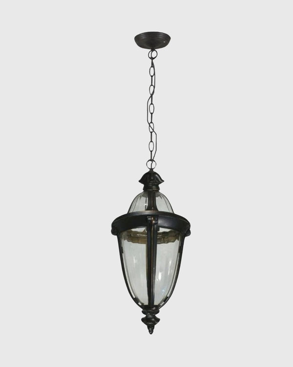 Antique Bronze Traditional Interior Chain Pendant