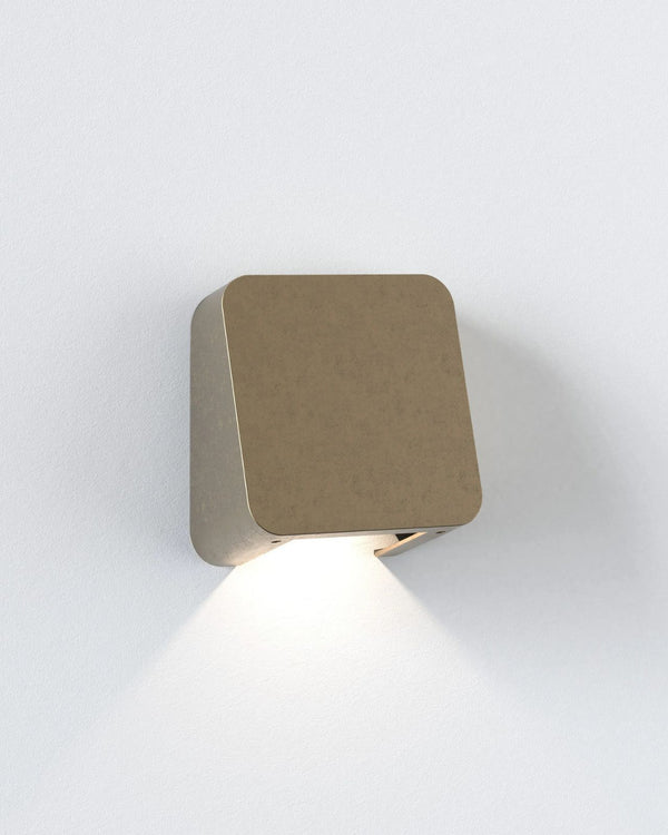 Brass Wedge Step Light