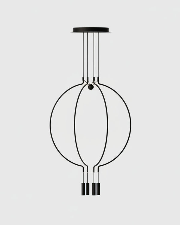 Contemporary Sculptural Pendant Cluster