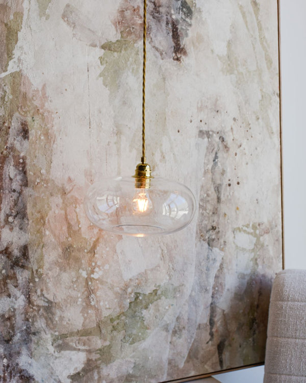 Danish Hand Blown Glass Pendant | Ex Display | SALE