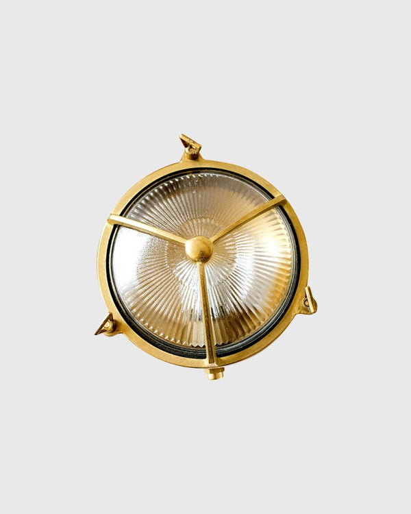 Exterior Solid Brass Bunker Light