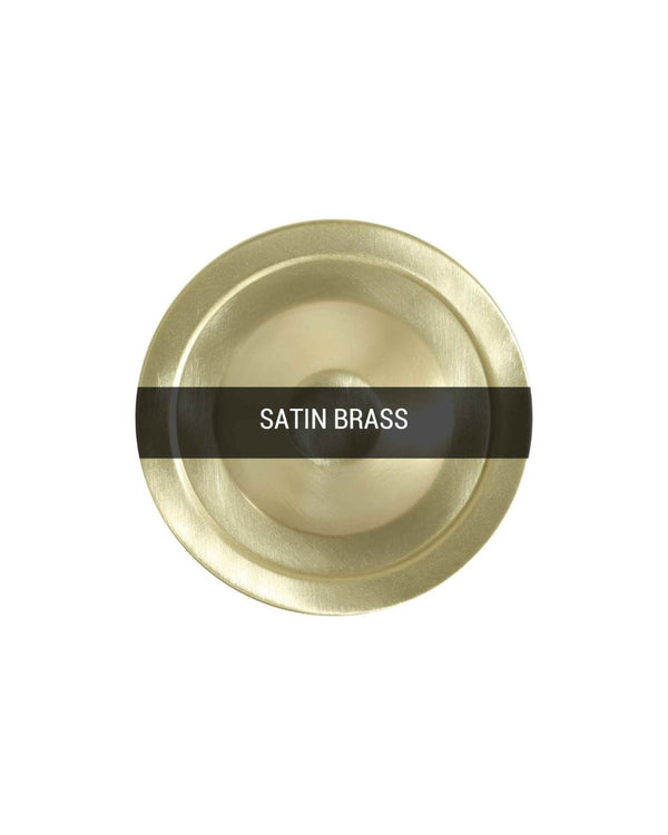 Satin Brass / Clear
