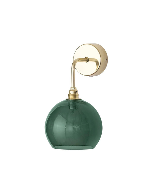 Ivy Green Mouth-Blown Glass Wall Light