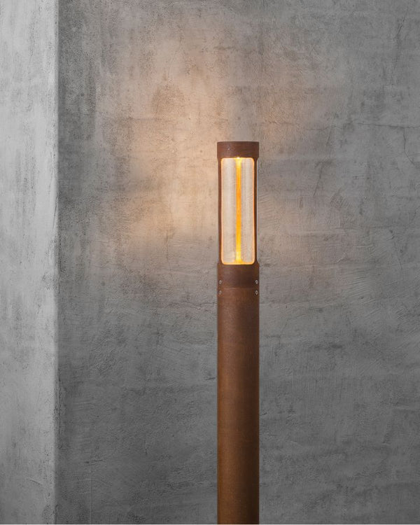 Contemporary Bollard With Indirect Illumination