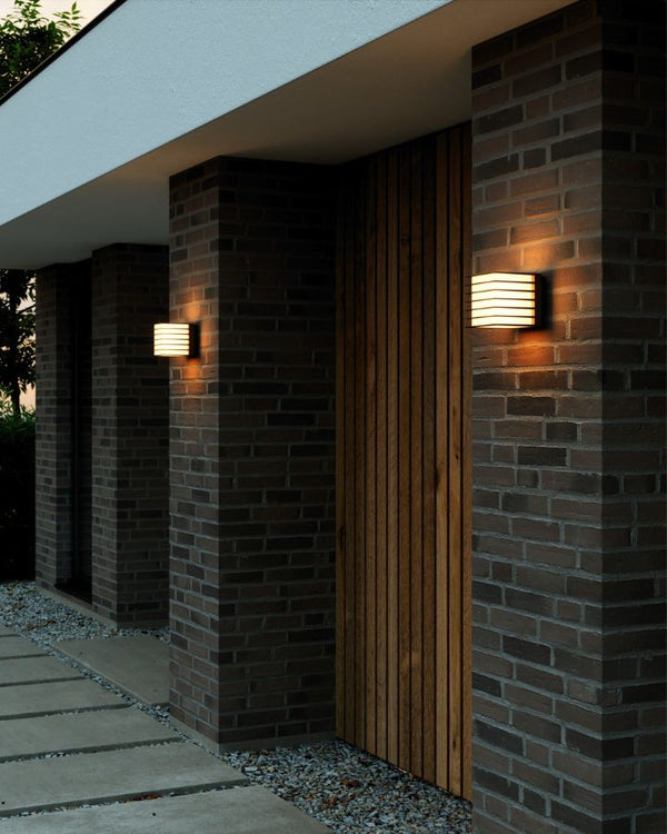 Exterior Modern Cube Wall Light