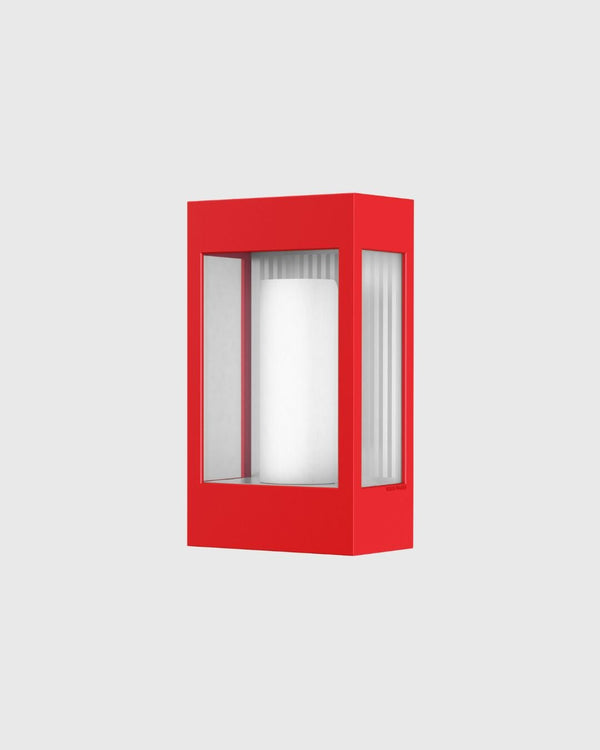 Traffic Red / Clear Glass