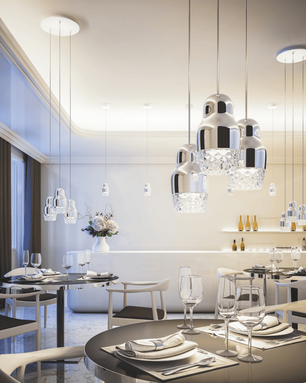Modern Venetian Glass Pendant Light