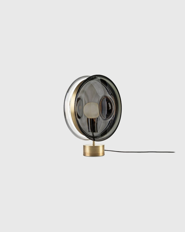 Clear & Smoke / Brushed Gold