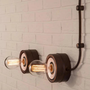 Industrial Italian Dual Wall Light