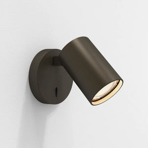 Modern Single Switched Wall Spotlight | Assorted Finishes