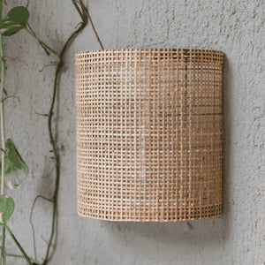 Organic Bagor Weave Wall Light