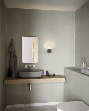 Frosted Glass Disc Wall Light | Assorted Finishes