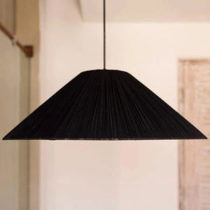 Woven Conical Organic Pendant