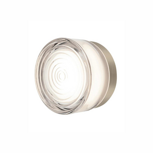 Thick Textured Glass Wall Light