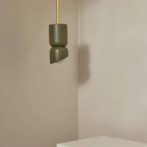 Ceramic Cylindrical Rod Pendant | Terra 1.5