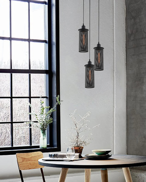 Perforated Cylinder Pendants