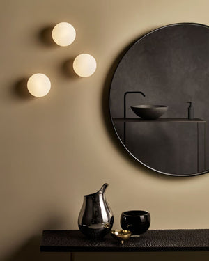 Contemporary Luminous Orb Wall Light-Lighting Collective