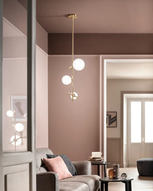 Adjustable Rod Vertical Orb Pendant