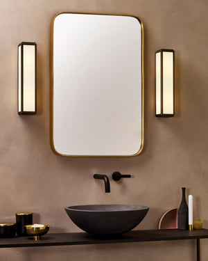 Modern Cubic Vanity Mirror | Assorted Finish-Lighting Collective