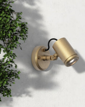Brass Adjustable Wall Light-Lighting Collective