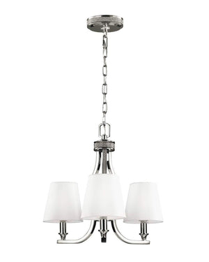 Polished Nickel Chain Chandelier