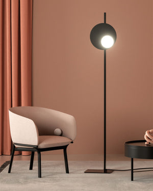 Aluminium Disc Floor Lamp