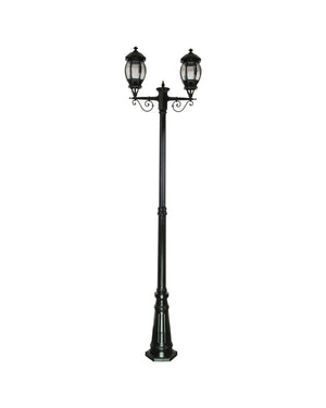 2 Head Post Light Vienna | Assorted Finish and Configuration - Lighting Collective