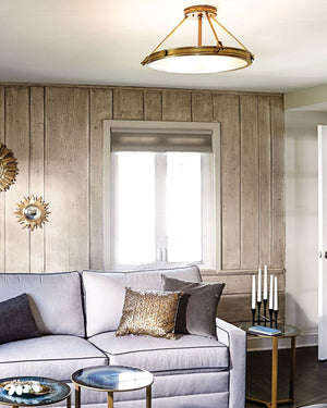 Mid-Century Retro Semi Flush Ceiling Light