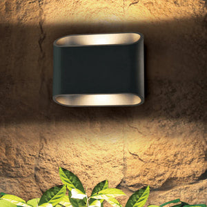 Sandy Anthracite Up and Down Wall Light
