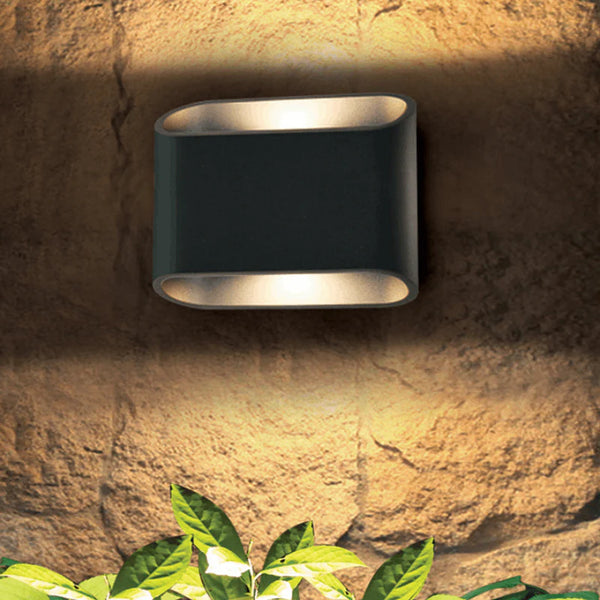 Sandy Anthracite Up and Down Wall Light