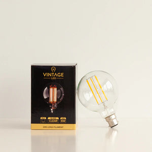 Dimmable B22 LED | G95 | 6W | 2200K | NOT STOCKED