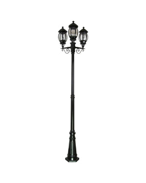 3 Head White Post Light Vienna | Assorted Finish and Configuration - Lighting Collective
