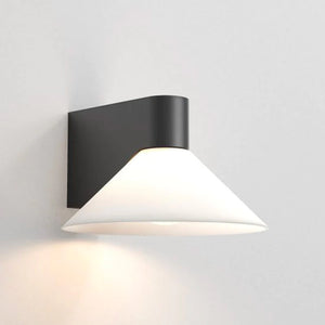 Modern Blown Glass Cone Wall Light