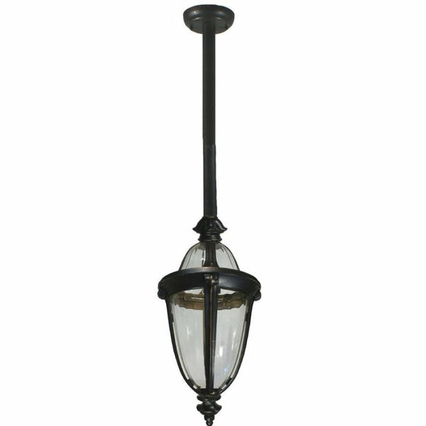 Antique Bronze Rod Exterior Pendant Traditional Style