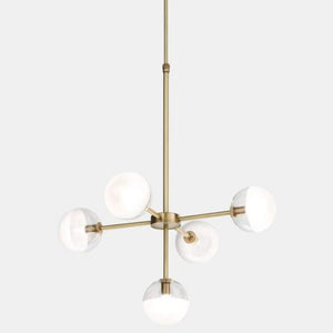 Modern Sphere 5 Light Pendant