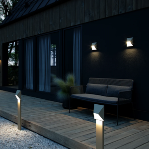 Geometric Outdoor Wall Light