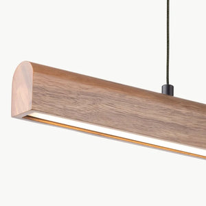 Australian Curved Timber Linear Pendant