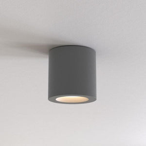 Minimalistic Short Round Ceiling Light