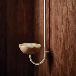 Onyx Stone Suspended Wall Light | Aurelia